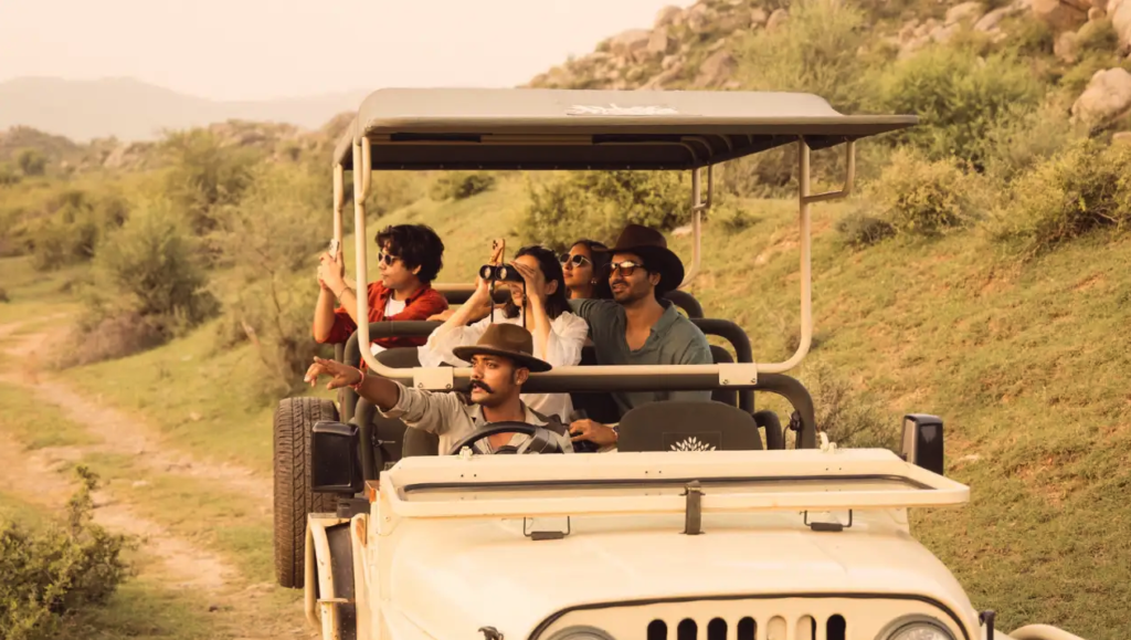 Sariska tiger reserve Safari Image